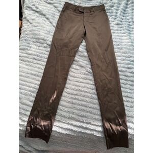 Vercini Slim Fit Dress Pants Trousers Men Size 44 Black